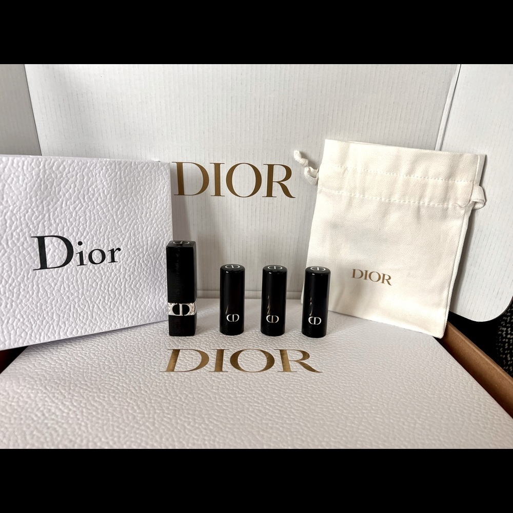 Dior Limited Edition 4 Lipstick Bundle